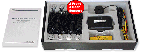 HYTEC Retail Box - inside - 8-Sensor parking system with Beeper