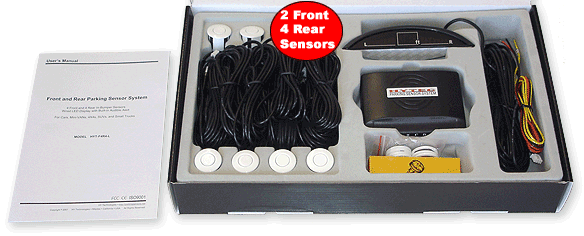 HYTEC Retail Box - inside - 6-Sensor parking system with LED display