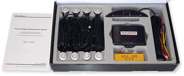 HYTEC Retail Box - inside - 8-Sensor parking system with LED display